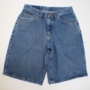 VTG Britannia Mens‎ 33 Blue Denim Shorts Jorts 90s Y2K Dad